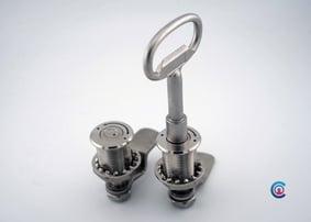 flat-surfaced cam locks