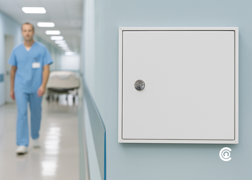 flat-surfaced locks healthcare